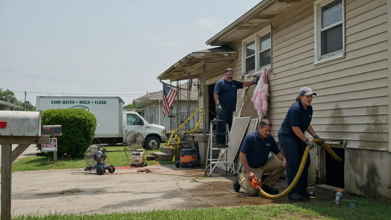 Water Damage Repair in Mangham, LA near me